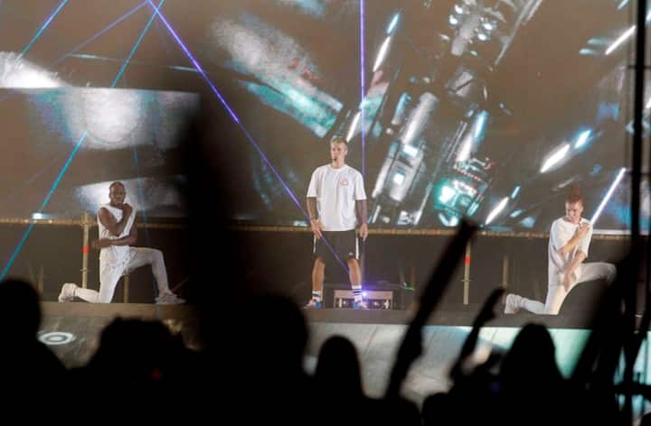 The excitement and enthusiasm of ‘Beliebers’, fans of Justin Bieber was unimaginable & humongous at the DY Patil Stadium in Mumbai on Wednesday as Justin Bieber's fans from different parts of India congregated to witness his maiden gig in the country. (Sherwin Crasto/SOLARIS IMAGES)