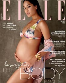 Lisa Haydon looks GORGEOUS as she FLAUNTS her BABY BUMP in BIKINI photoshoot for 'Elle India'!