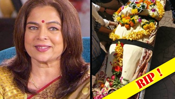 Last rites of veteran actress Reema Lagoo performed in Mumbai Last rites of veteran actress Reema Lagoo performed in Mumbai