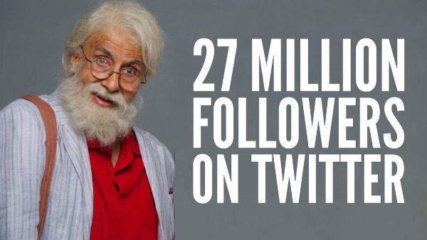 Amitabh Bachchan honoured to get 27 million Twitter followers!  Amitabh Bachchan honoured to get 27 million Twitter followers!