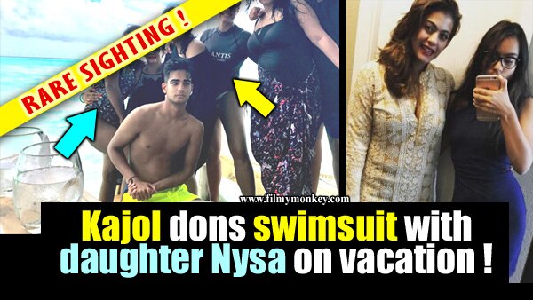 Kajol donning a swimsuit with daughter Nysa Devgn on family vacation is a RARE SIGHTING! Pic Alert! Kajol donning a swimsuit with daughter Nysa Devgn on family vacation is a RARE SIGHTING! Pic Alert!