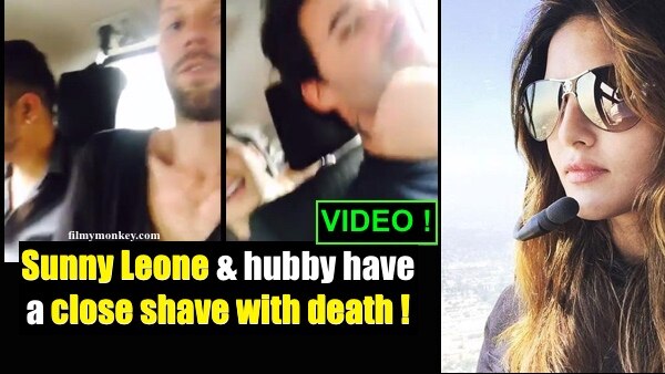 Sunny Leone posts VIDEO right after her plane nearly crashed; Travelled by road for hours to reach Mumbai! Sunny Leone posts VIDEO right after her plane nearly crashed; Travelled by road for hours to reach Mumbai!