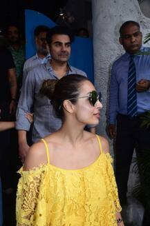 SEE PICS: Malaika Arora steps out for LUNCH with EX HUSBAND Arbaaz, son Arhaan & her family members!