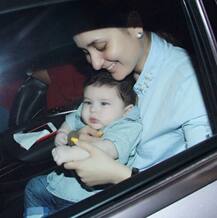 CHECK OUT: Kareena Kapoor's son Taimur Ali Khan's latest PICS outside his grandma Babita's residence redefine CUTENESS!