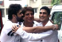 PICS: Raj Babbar celebrates 65th Birhday with both his sons Aarya and Prateik! The trio caught in some adorable moments!