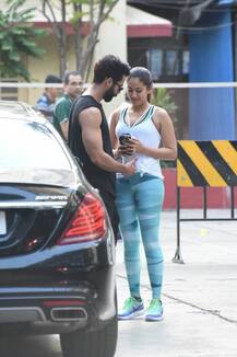 PICS: Daughter Misha Kapoor comes to Shahid's gym with Mom Mira to pick him up!