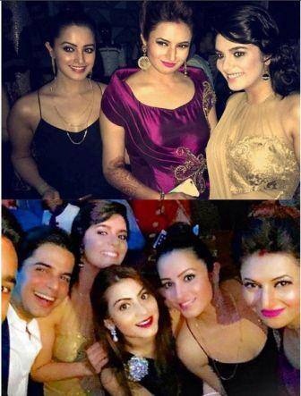 Celebrations begin at the wedding reception of Vivek Dahiya and Divyanka Tripathi in Mumbai