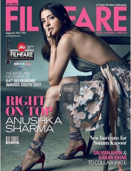 HOTNESS ALERT! Anushka Sharma goes BACKLESS for Filmfare’s cover page