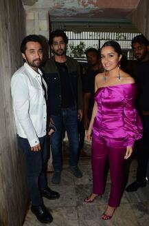 Haseena Parkar Trailer Launch PICS: Shraddha Kapoor stuns in off-shoulder electric pink pantsuit!
