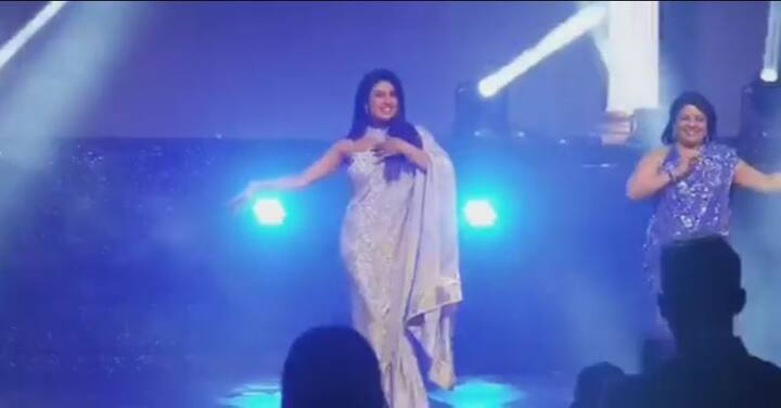 PeeCee dancing at her sangeet ceremony. (Photo: Instagram)