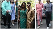 PICS: After Nickyanka; Madhu Chopra, Nick's parents, Joe-Sophie too snapped at Jodhpur Airport!