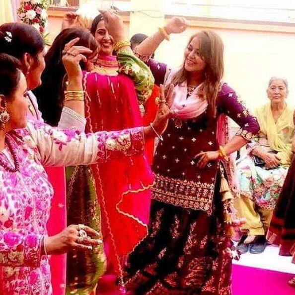 Kapil Sharma's ladylove dancing her heart out as the pre-wedding celebrations begin. (Photo: Instagram)