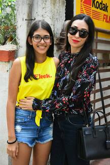 Photos: Yummy-Mummy Karisma Kapoor SNAPPED with kids- daughter Sameira & son Kiaan!