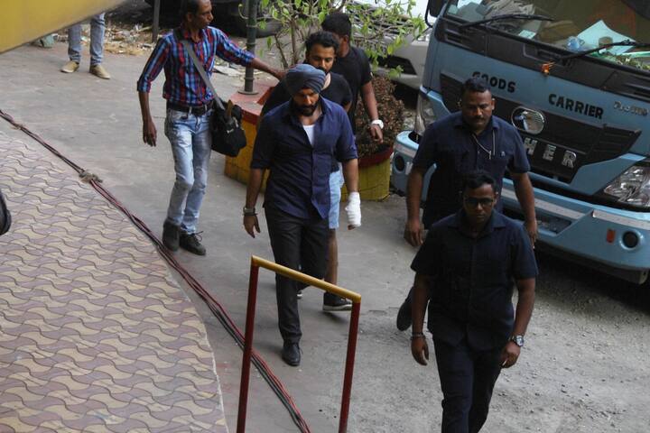 Saif Ali Khan on the sets of 'Sacred Games 2' in Mumbai (All pics: Manav Manglani)