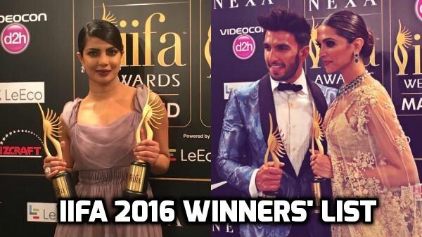 IIFA 2016: Ranveer-Deepika BAG best actors awards; Here’s the complete list of WINNERS! IIFA 2016: Ranveer-Deepika BAG best actors awards; Here’s the complete list of WINNERS!
