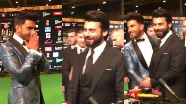 CHECK OUT: Ranveer Singh’s FANBOY moment with Fawad Khan at IIFA 2016 CHECK OUT: Ranveer Singh’s FANBOY moment with Fawad Khan at IIFA 2016