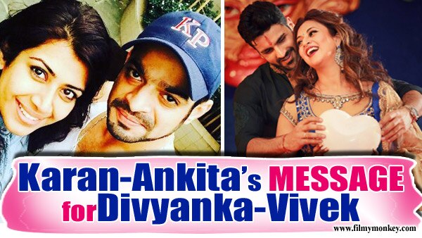 DIVEK WEDDING: Karan Patel & Ankita Bhargava’s BEAUTIFUL MESSAGE for Divyanka Tripathi-Vivek Dahiya DIVEK WEDDING: Karan Patel & Ankita Bhargava’s BEAUTIFUL MESSAGE for Divyanka Tripathi-Vivek Dahiya