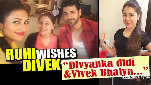 DIVEK WEDDING: ‘Ruhi’ aka Aditi Bhatia wishes ‘Ishi Maa’ Divyanka a Happy Married Life with an ADORABLE MESSAGE! DIVEK WEDDING: ‘Ruhi’ aka Aditi Bhatia wishes ‘Ishi Maa’ Divyanka a Happy Married Life with an ADORABLE MESSAGE!