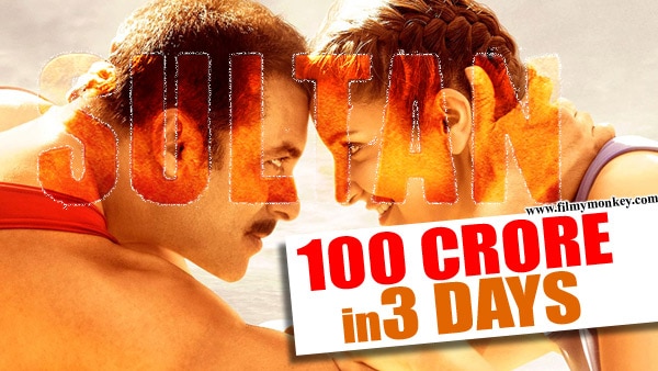 Salman Khan’s ‘Sultan’ CROSSES 100 CRORE MARK in 3 Days Salman Khan’s ‘Sultan’ CROSSES 100 CRORE MARK in 3 Days