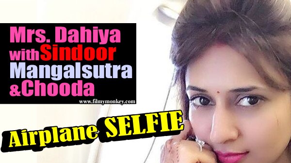 Awww! Divyanka Tripathi’s AIRPLANE SELFIE wearing Mangalsutra, Chooda & Sindoor; NEW PIC! Awww! Divyanka Tripathi’s AIRPLANE SELFIE wearing Mangalsutra, Chooda & Sindoor; NEW PIC!