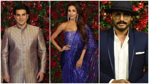 Here's what happened when Malaika's EX-husband Arbaaz and Arjun Kapoor came face to face at DeepVeer's reception! Here's what happened when Malaika's EX-husband Arbaaz and Arjun Kapoor came face to face at DeepVeer's reception!