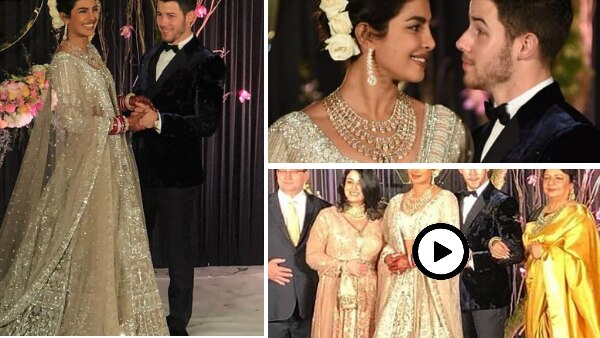 Priyanka Nick Wedding Reception Delhi: PICS-VIDEOS: Newlyweds Priyanka Chopra & Nick Jonas pose together with family! Priyanka Nick Wedding Reception Delhi: PICS-VIDEOS: Newlyweds Priyanka Chopra & Nick Jonas pose together with family!