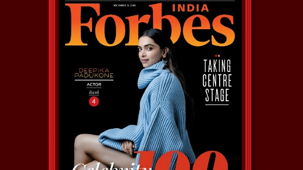 Forbes' Richest Indian Celeb List 2018: Deepika Padukone first woman to enter top 5 Forbes' Richest Indian Celeb List 2018: Deepika Padukone first woman to enter top 5