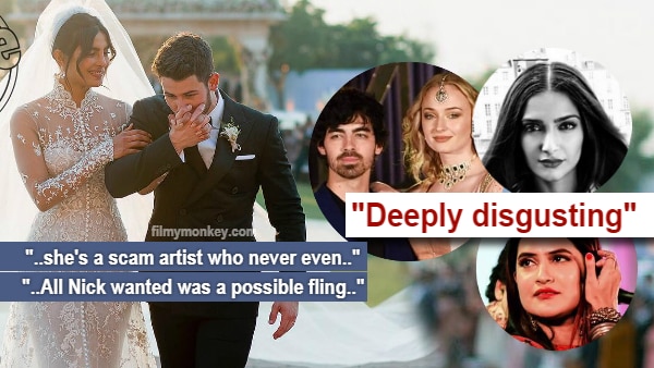 Website publishes 'racist' article on Priyanka-Nick Wedding; Sophie-Joe Jonas, Sonam Kapoor, Sona Mohapatra slam it! Website publishes 'racist' article on Priyanka-Nick Wedding; Sophie-Joe Jonas, Sonam Kapoor, Sona Mohapatra slam it!