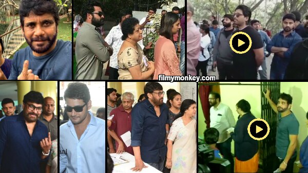 Telangana Elections 2018: South stars Chiranjeevi, Mahesh Babu, Nagarjuna, Allu Arjun, Junior Ntr add glitz to polls Telangana Elections 2018: South stars Chiranjeevi, Mahesh Babu, Nagarjuna, Allu Arjun, Junior Ntr add glitz to polls