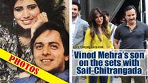 Baazaar: Vinod Mehra's son Rohan with his debut film co-stars Saif Ali Khan, Chitrangada on the sets!