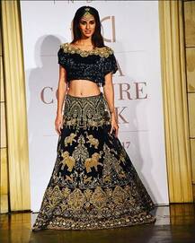 Disha Patani looks radiant in Manav Gangwani's couture at ICW 2017
