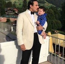 VIRAL PICS: Taimur Ali Khan spotted in Switzerland with Mom Kareena & Dad Saif!