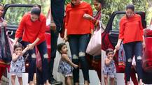 SEE PICS: Shahid Kapoor’s BABY GIRL Misha is FINALLY spotted walking with mom Mira Rajput