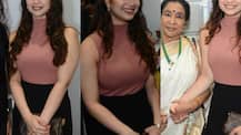 PICS: Sachin Tendulkar's 19-year-old daughter Sara looks like a DIVA at Asha Bhosle's granddaughter's store launch!