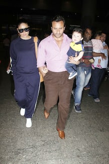 SEE PICS: Saif-Kareena & their BABY BOY Taimur Ali Khan back from Swiss vacation