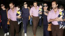 SEE PICS: Saif-Kareena & their BABY BOY Taimur Ali Khan back from Swiss vacation