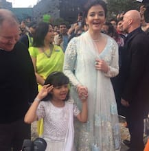 IN PICS: Aishwarya Rai and her MINI ME Aaradhya Bachchan GLITTER in a Manish Malhotra creation in Australia!
