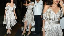 IN PICS: Sridevi's elder daughter Jhanvi Kapoor steals the limelight at her MOM's birthday bash with family!
