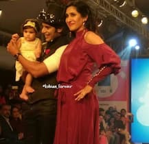 SEE PICS: POPULAR TV actor Karanvir Bohra's 10-month-old daughter walks the ramp at India Kids Fashion Week 2017!