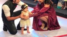 SEE PICS: POPULAR TV actor Karanvir Bohra's 10-month-old daughter walks the ramp at India Kids Fashion Week 2017!