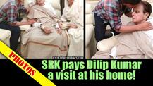 SRK visits legendary actor Dilip Kumar, Kisses him on forehead! Wife Saira Banu shares endearing PICS!