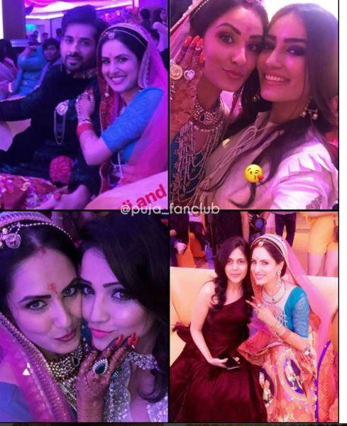 Many popular TV celebs also graced the occasion. Here are some pictures of popular TV celebs who also attended Puja & Kunal's engagement. (Photo: Instagram)