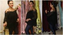 PREGNANT Esha Deol flaunts BABY BUMP as she visits Neeta Lulla for 'Godh Bharai' fittings! See pics!