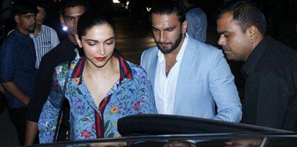 While they made an exit, the chivalrous Ranveer Singh escorted the dimpled-beauty to her car, and later left with his friend from the venue. (Photo: Instagram/ deepikapiku)