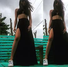 Karan Wahi's girlfriend & model Jinita Sheth flaunts super fit BIKINI body on a beach!