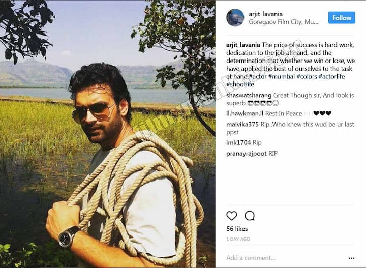 Arjit's last Instagram post is dated 18th August 5:37am. This was just 30 hours before the two friends died in the deadly car crash the following day at 11.30am. He posted a throwback picture of his from 3 years ago and wrote with it -