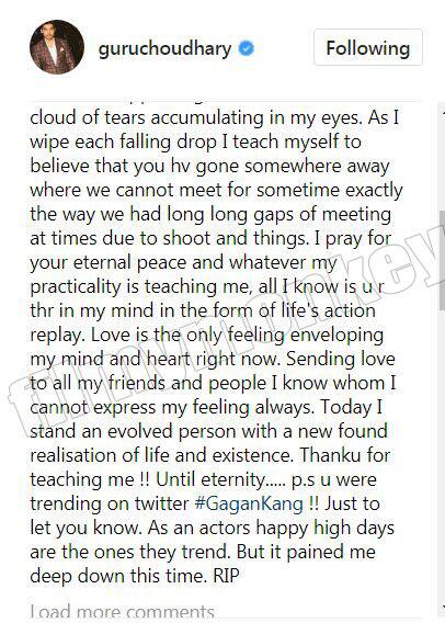 Gurmeet Choudhary writes that he couldn't control his tears while writing this on the sad demise of his friend of 12 years.