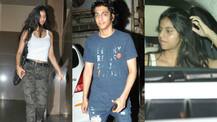 SEE PICS: Shah Rukh Khan's daughter Suhana SNAPPED outside a movie theatre with Chunky Panday's nephew Ahaan Pandayy!