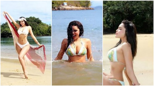 Gizele Thakral Porn Tubes - Ex 'Bigg Boss' contestant Gizele Thakral holidaying in America; shares  sizzling BIKINI pics on social media!