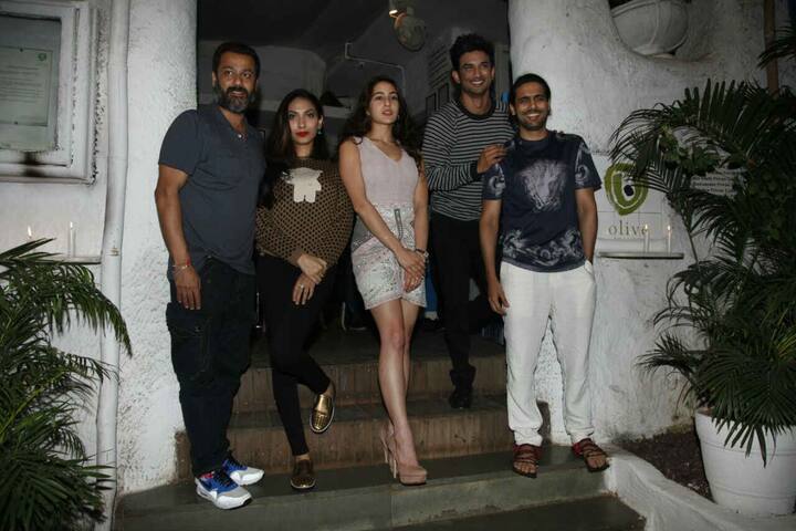 Team Kedarnath all smiles for the cameras